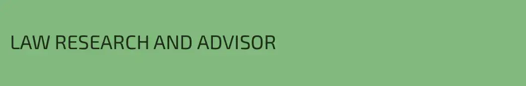 LAW RESEARCH AND ADVISOR